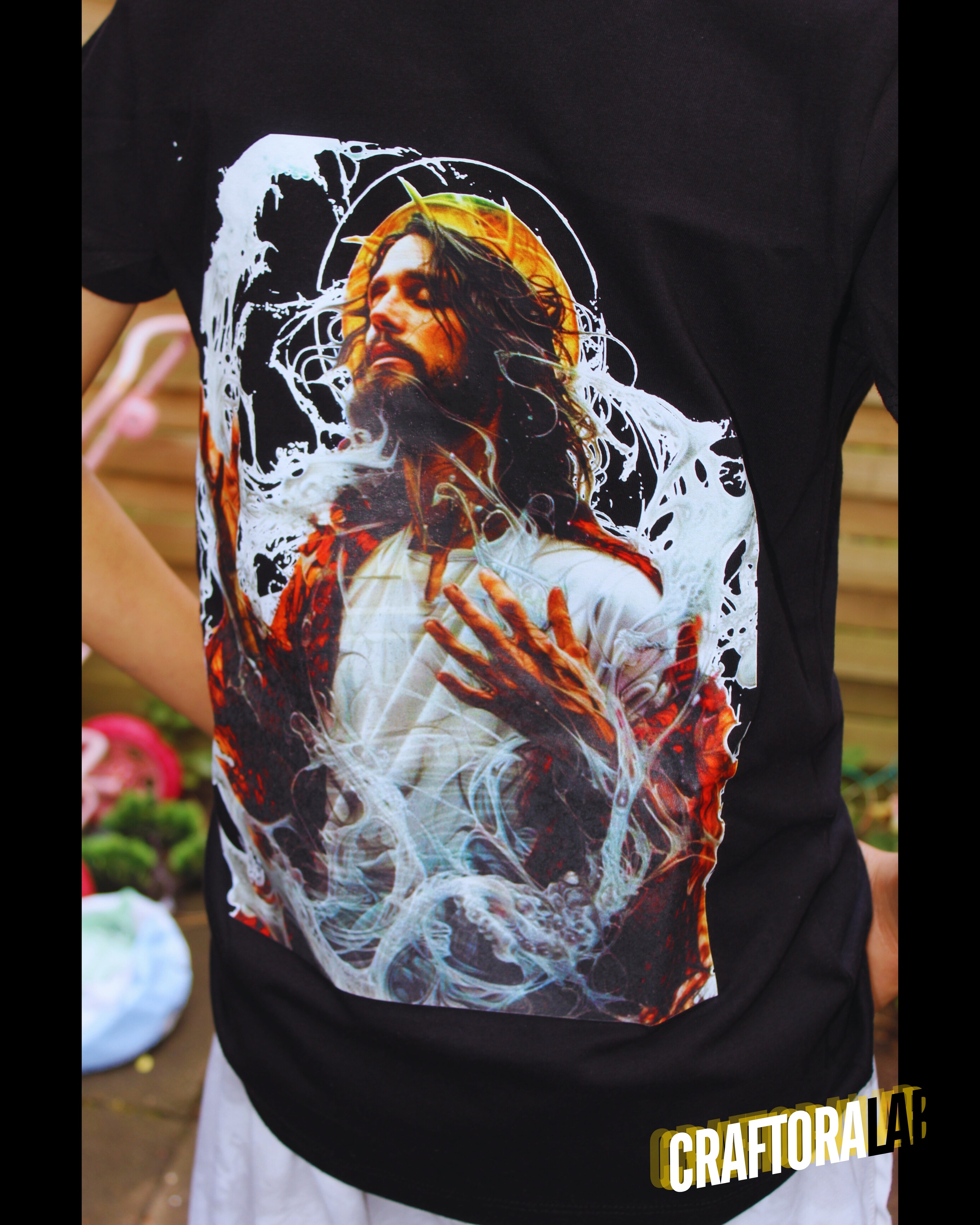 Jesus is praying